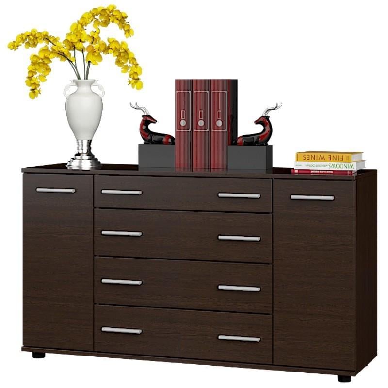 Комод для гостиной Эверест К-4 Венге темный (EVR-2036)