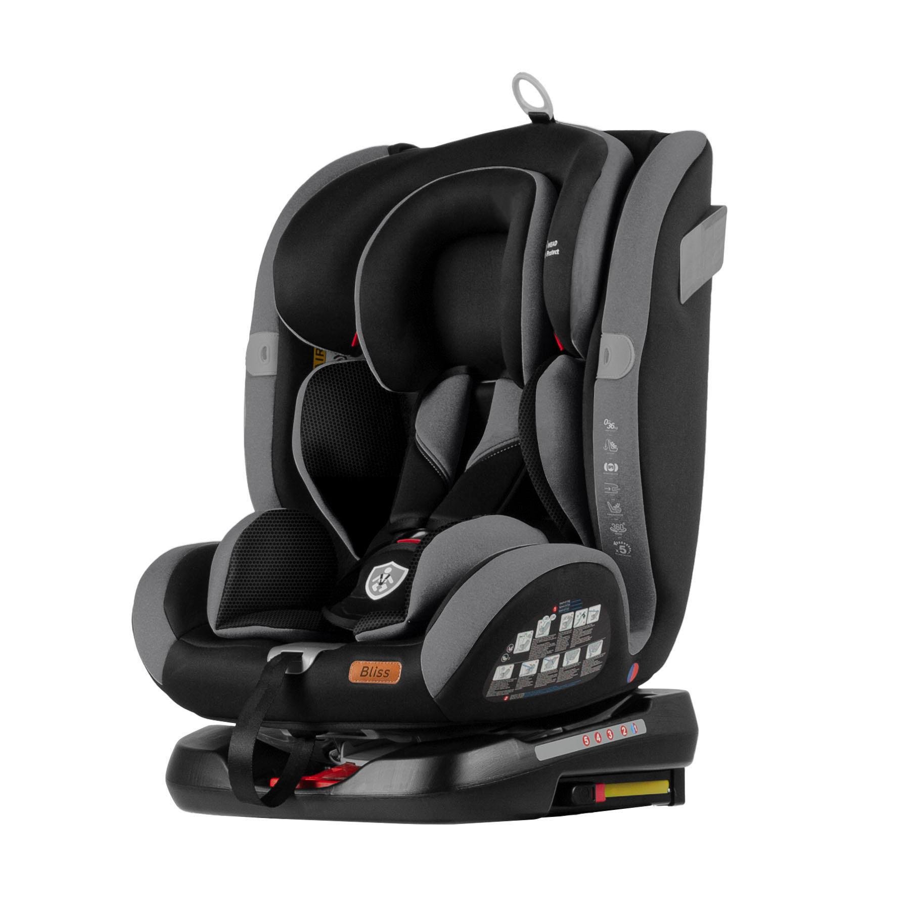 Автокрісло TILLY Bliss з поворотом Dark Grey (T-535)