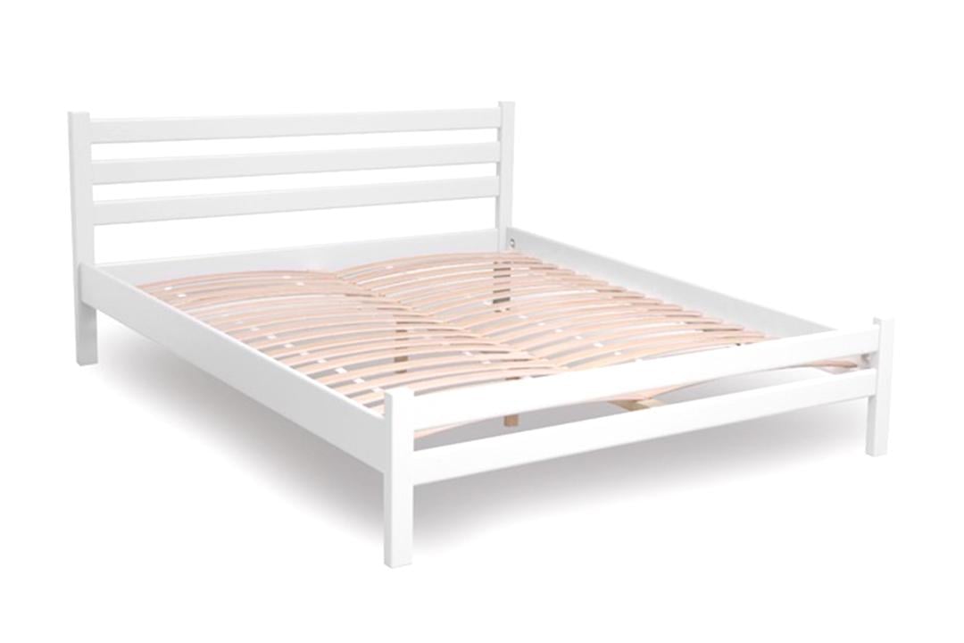 Ліжко дерев'яне Престиж Еко 160х200 см Білий - фото 3