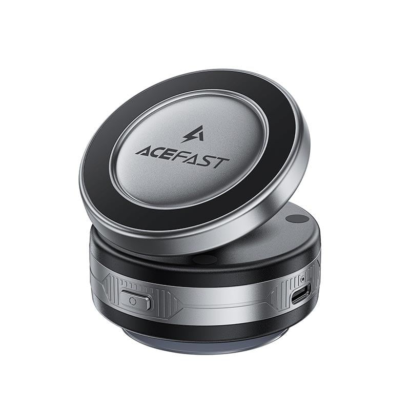 Держатель магнитный в авто Acefast E29 для смартфонов 4,7-6,9'' с беспроводной зарядкой Серый (22137)