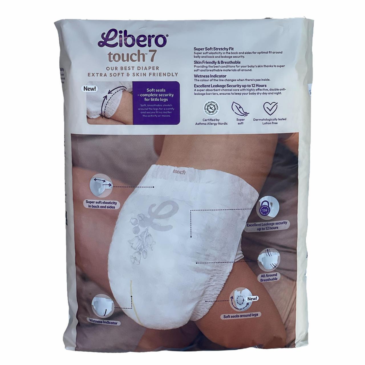 Підгузки Libero Touch 7 16-26 кг 40 шт. (2686046387) - фото 2 Підгузки Libero Touch 7 16-26 кг 40 шт. (2686046387) - фото 2