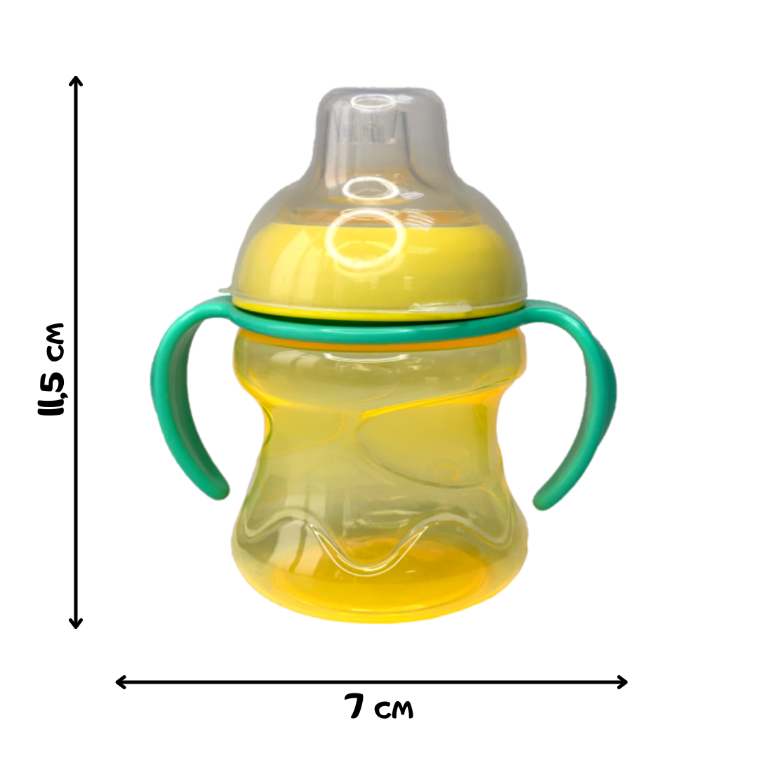 Поильник с носиком 200 мл Желтый (193) - фото 3 Поильник с носиком 200 мл Желтый (193) - фото 3