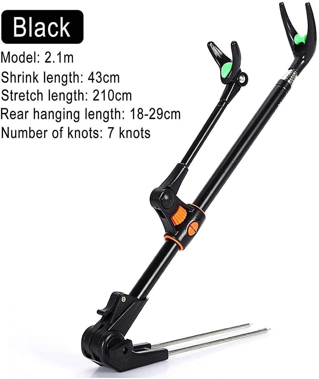 Підставка телескопічна подвійна Weida GT під вудку та фідер універсальна 210 см (2292204514) - фото 5 Підставка телескопічна подвійна Weida GT під вудку та фідер універсальна 210 см (2292204514) - фото 5