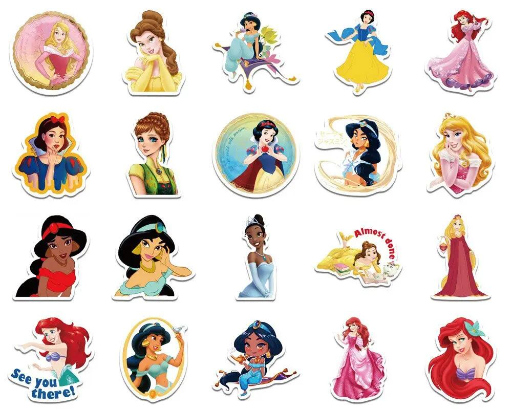 Набор наклеек Принцессы Дисней для гаджета/телефона 20 шт. (10015)