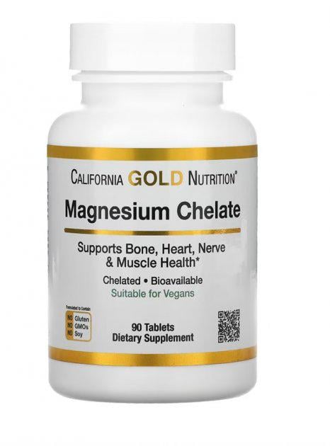 Хелат магнію California Gold Nutrition 90 таблеток (CGN-01298)