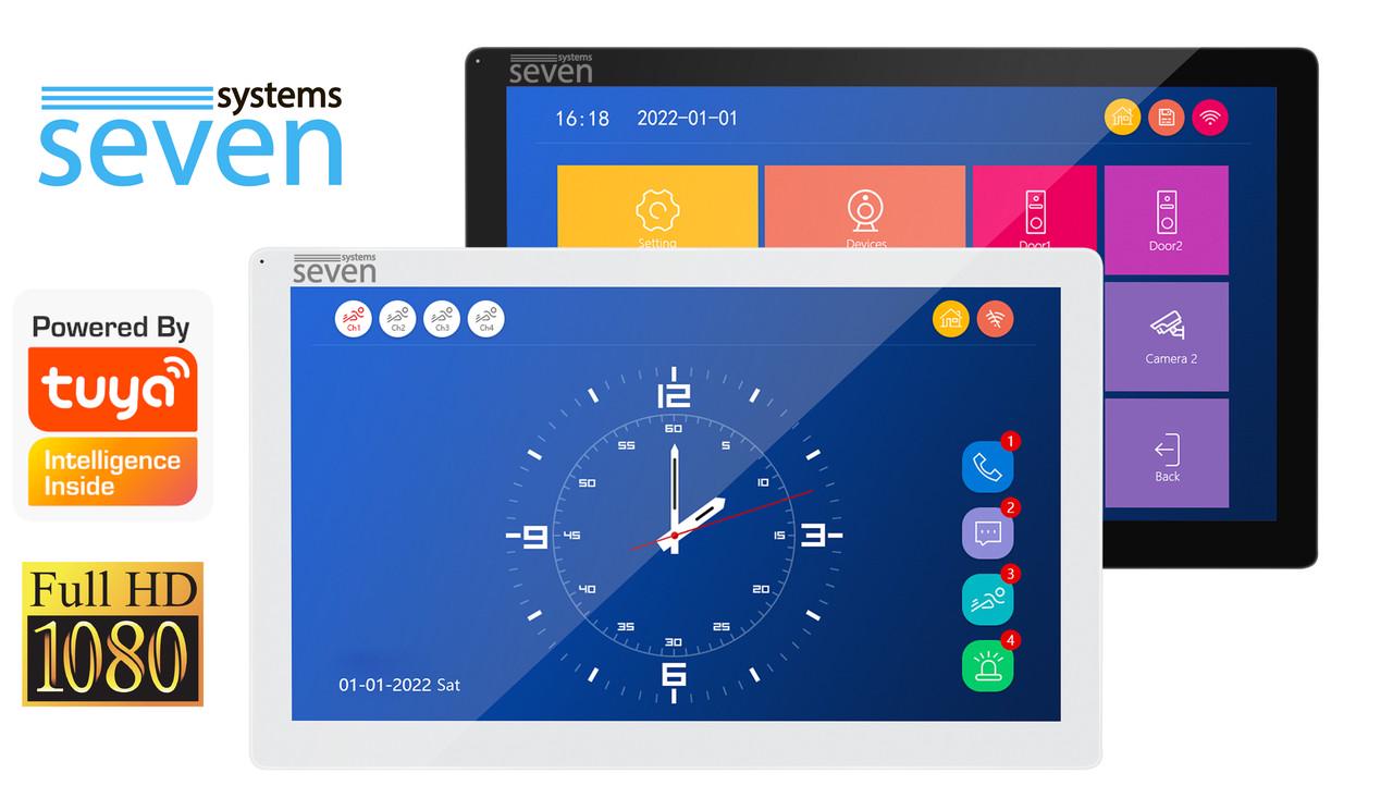 Видеодомофон SEVEN 10" с Wi-Fi DP-7517FHDW IP IPS Black (DP7517FHDWIPSb) - фото 2