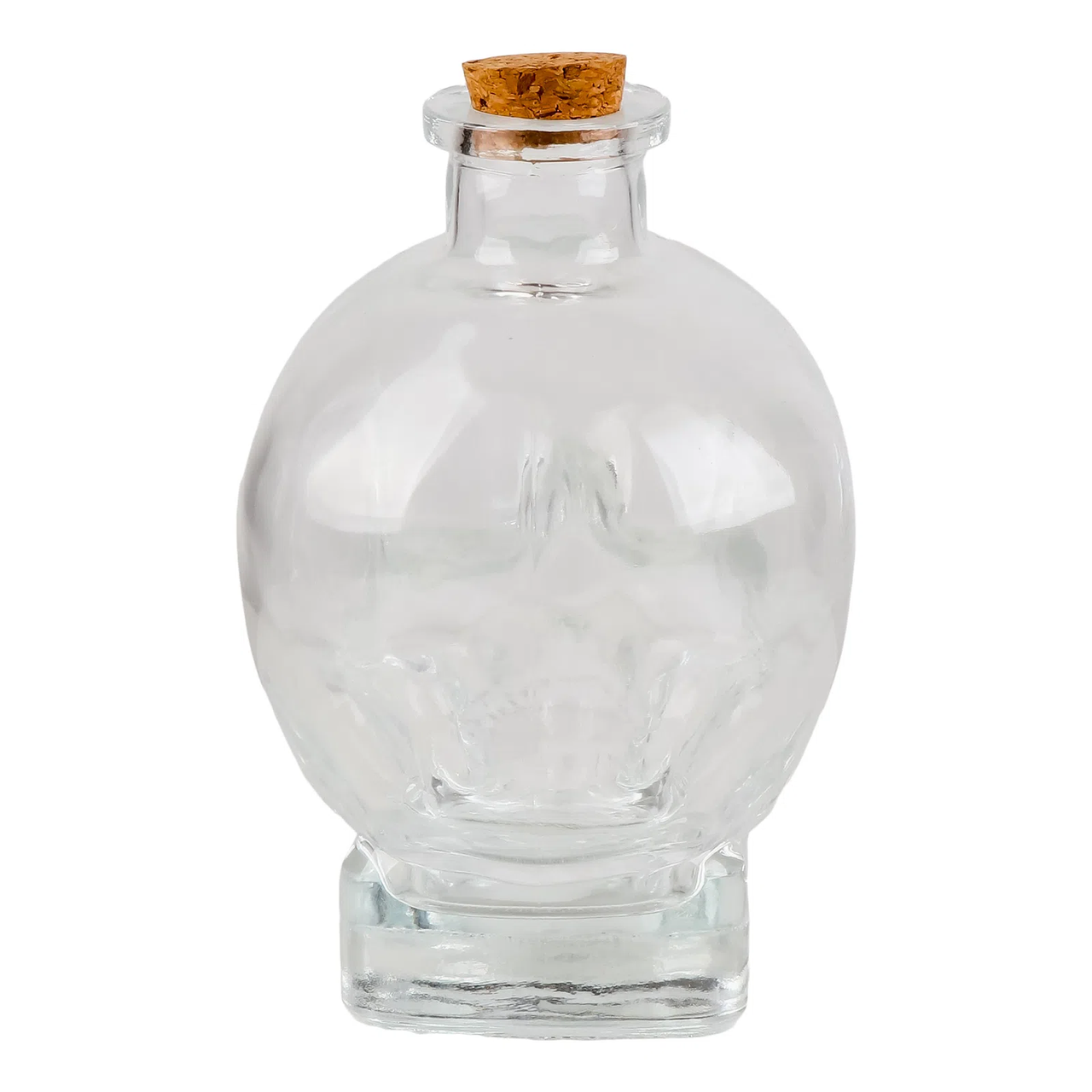 Пляшка череп скляна для декору 750 мл - фото 3