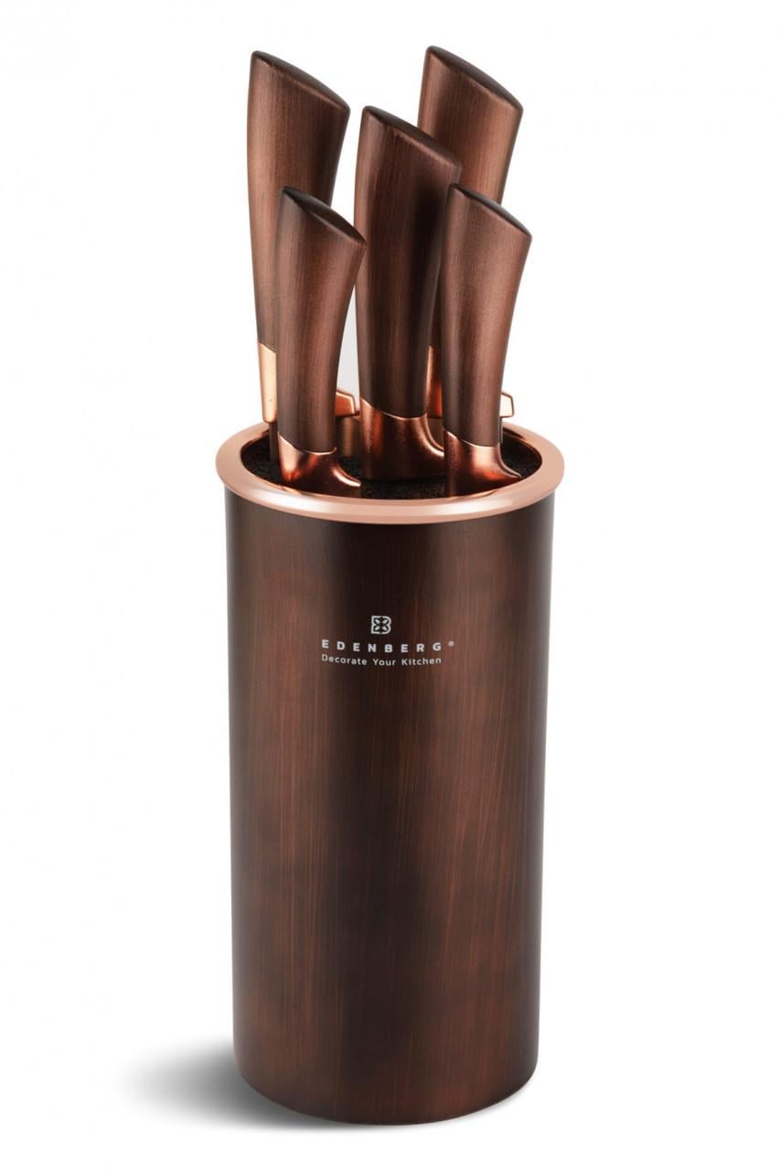 Набор ножей Edenberg EB-5111 с колодой 7 предметов (57-46-EB-5111)