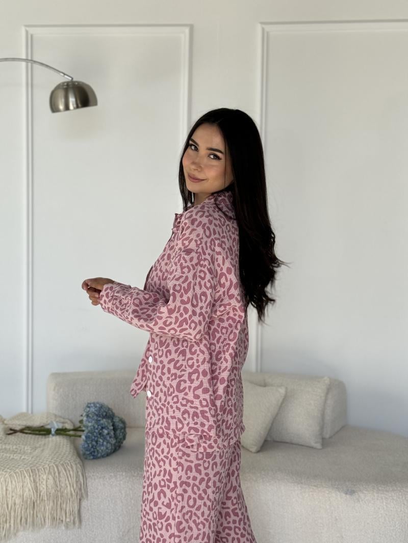 Піжама жіноча з мусліну Leo XL Пудровий (MR26217773)