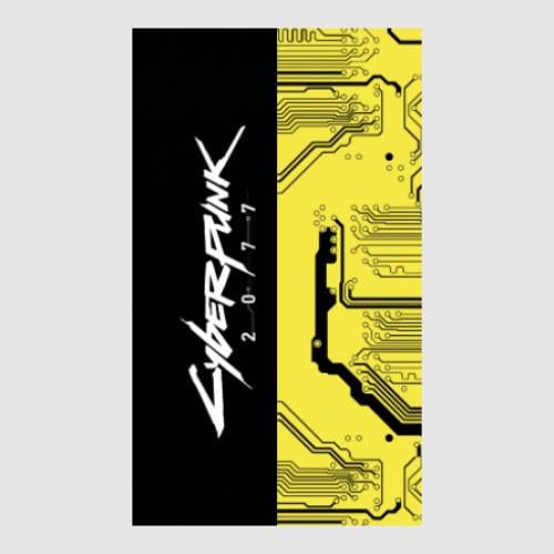 Стикер Cyberpunk 2077 2,9x5 см Черный с желтым (21562212)