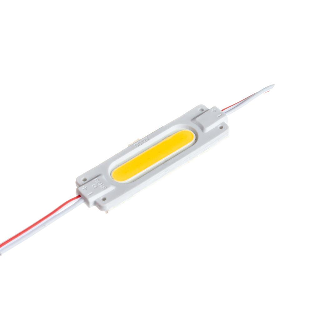 Светодиодный модуль MTK COB-1LED-WW матовый 2W Белый теплый (27770931)