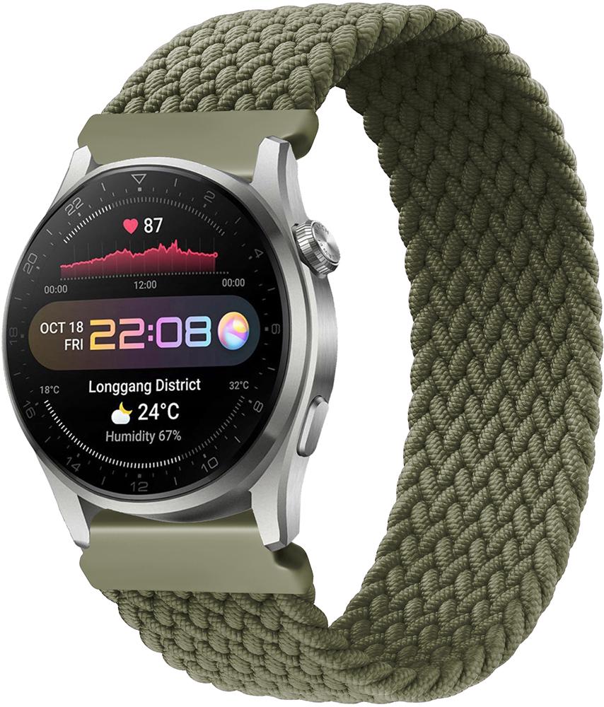 Ремінець Solo Loop для Huawei Watch 3 Pro (135 мм) Khaki (26548-17) Ремінець Solo Loop для Huawei Watch 3 Pro (135 мм) Khaki (26548-17)
