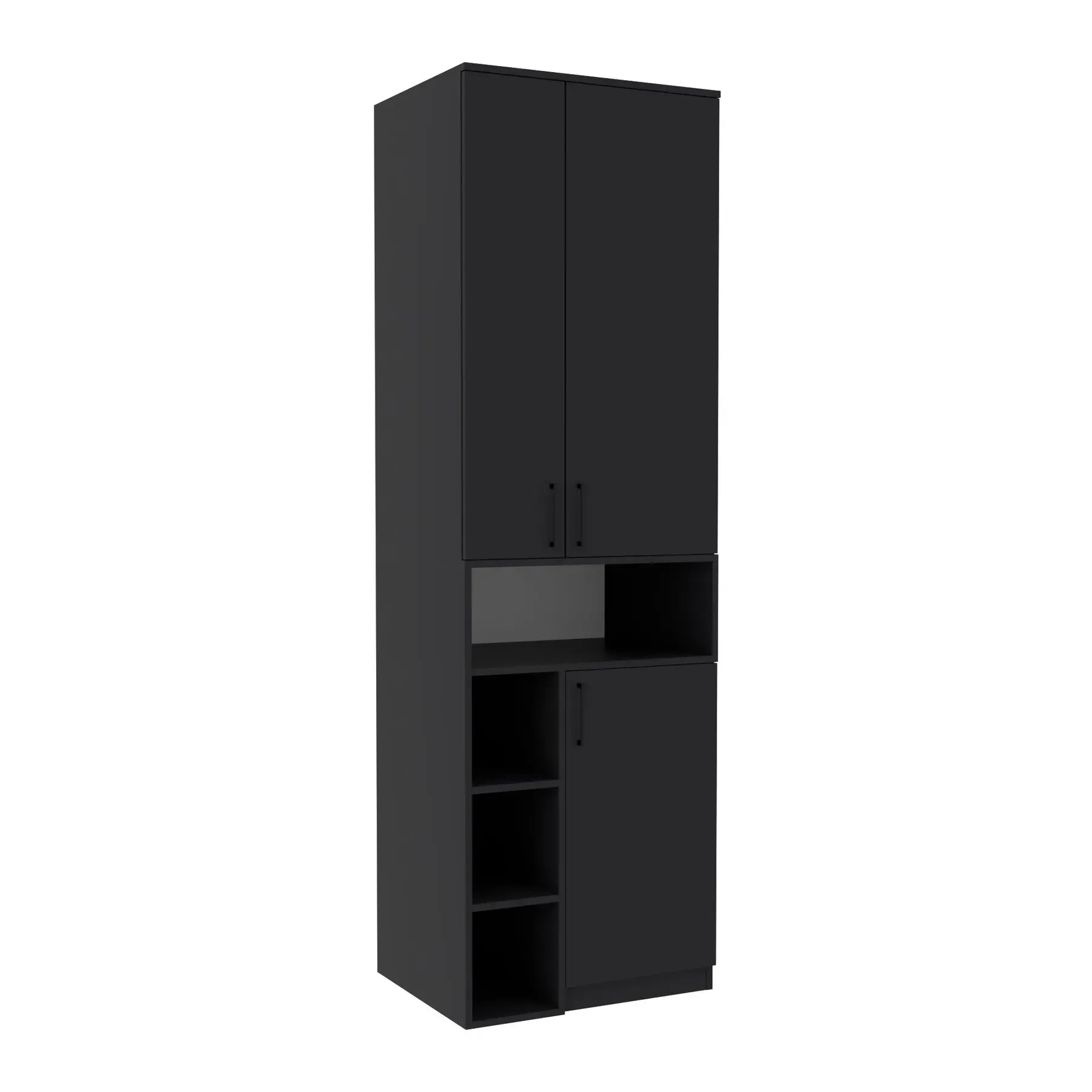 Шкаф для одежды Kontinent Tetris Т-2 650х520х2100 мм Антрацит (85512047)