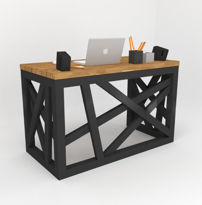 Письменный стол руководителя EcoLoft IN-2053 Лофт Коричневый (23059683)