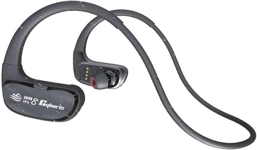 Наушники костные Cyboris SM808 IPX8 MP3 32 ГБ с влагозащитой (26389530)