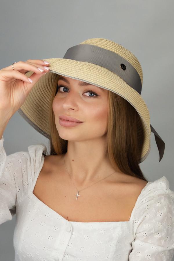 Шляпа женская Braxton канотье Николетта Светло-бежевый (1723)