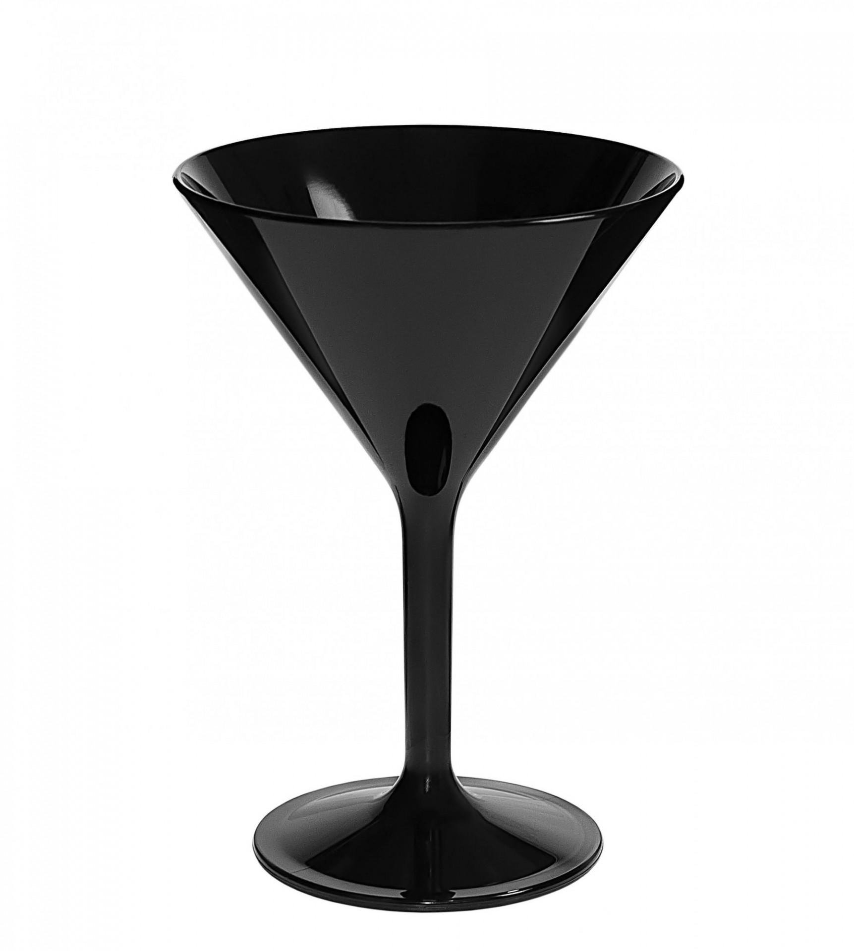 Келих One Chef для мартіні з полікарбонату небиткий 280 мл h 17,1 см d 12 см Чорний - фото 1