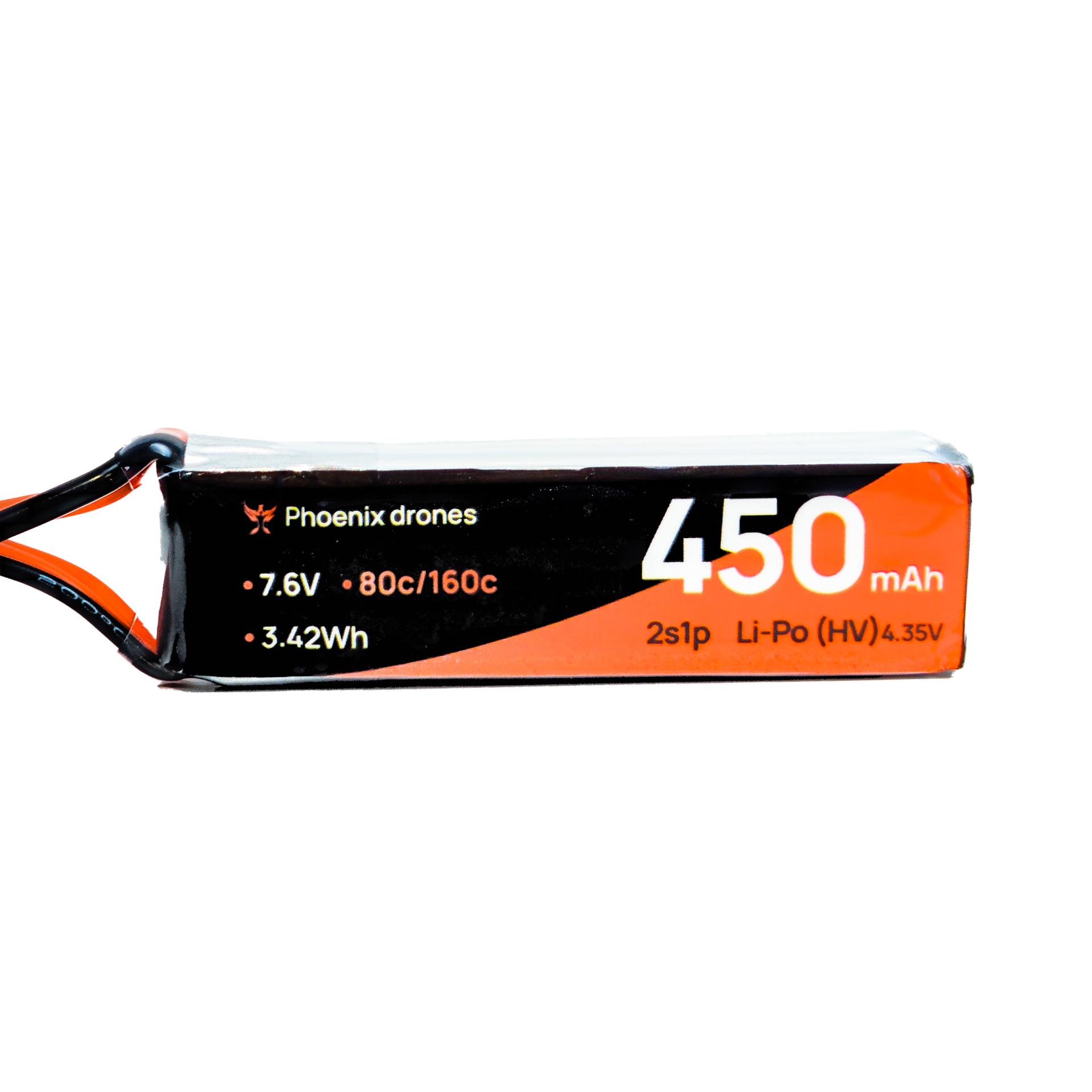 Аккумулятор FX 450mAh 2S 80C Li-HV XT30 батарея от украинского бренда для 2S дронов (479450) - фото 3