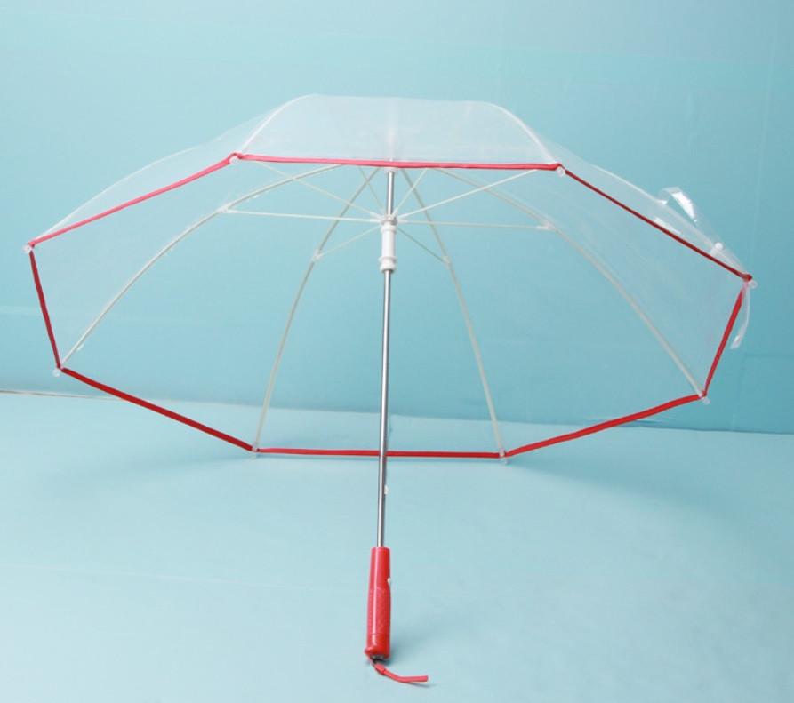 Зонт-трость SUNROZ Led  Umbrella с подсветкой Красный (SUN2789)