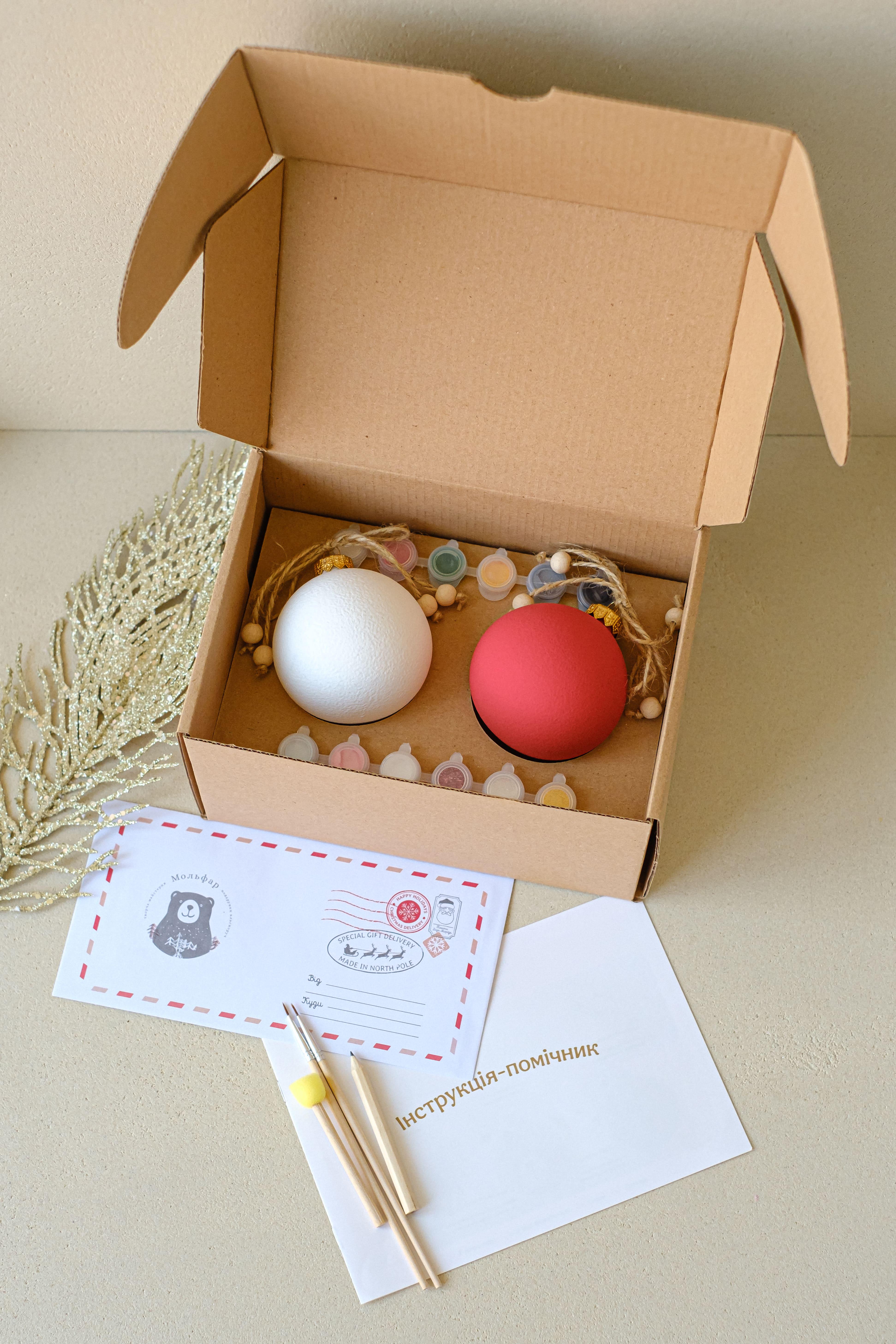 Набір для розмальовки ялинкових іграшок Тиха українська mini (16799522)