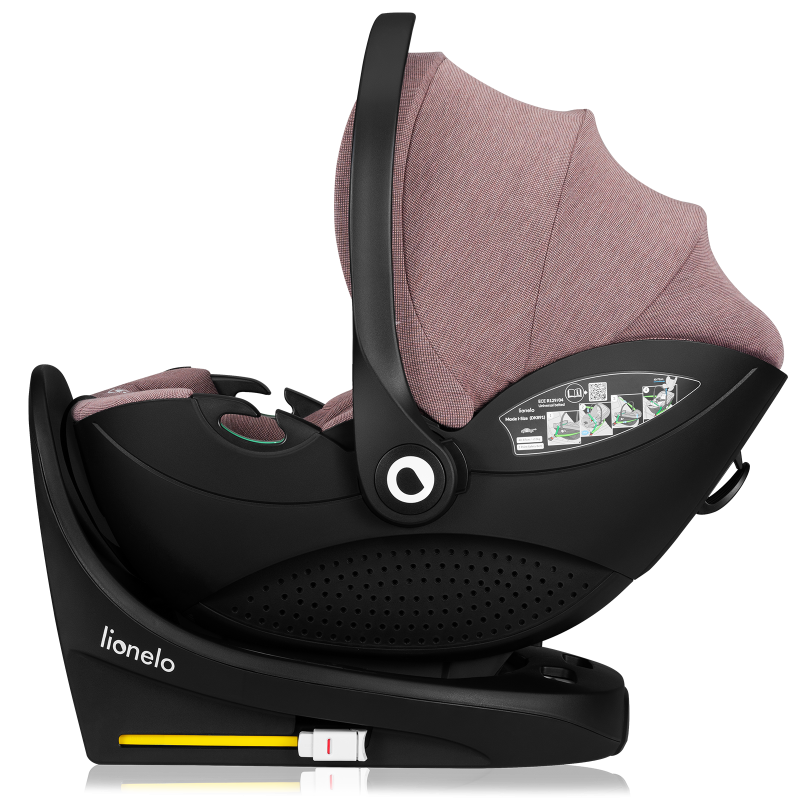 База с автокреслом Lionelo MOXIE I-size set Mauve Pink