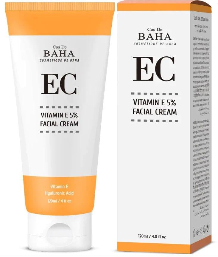 Крем для лица Cos De BAHA Vitamin E 5% Facial Cream 120 мл