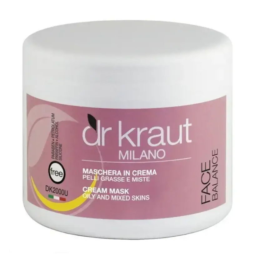 Маска для жирной и комбинированной кожи Dr. Kraut Cream mask for oily skins 500 мл