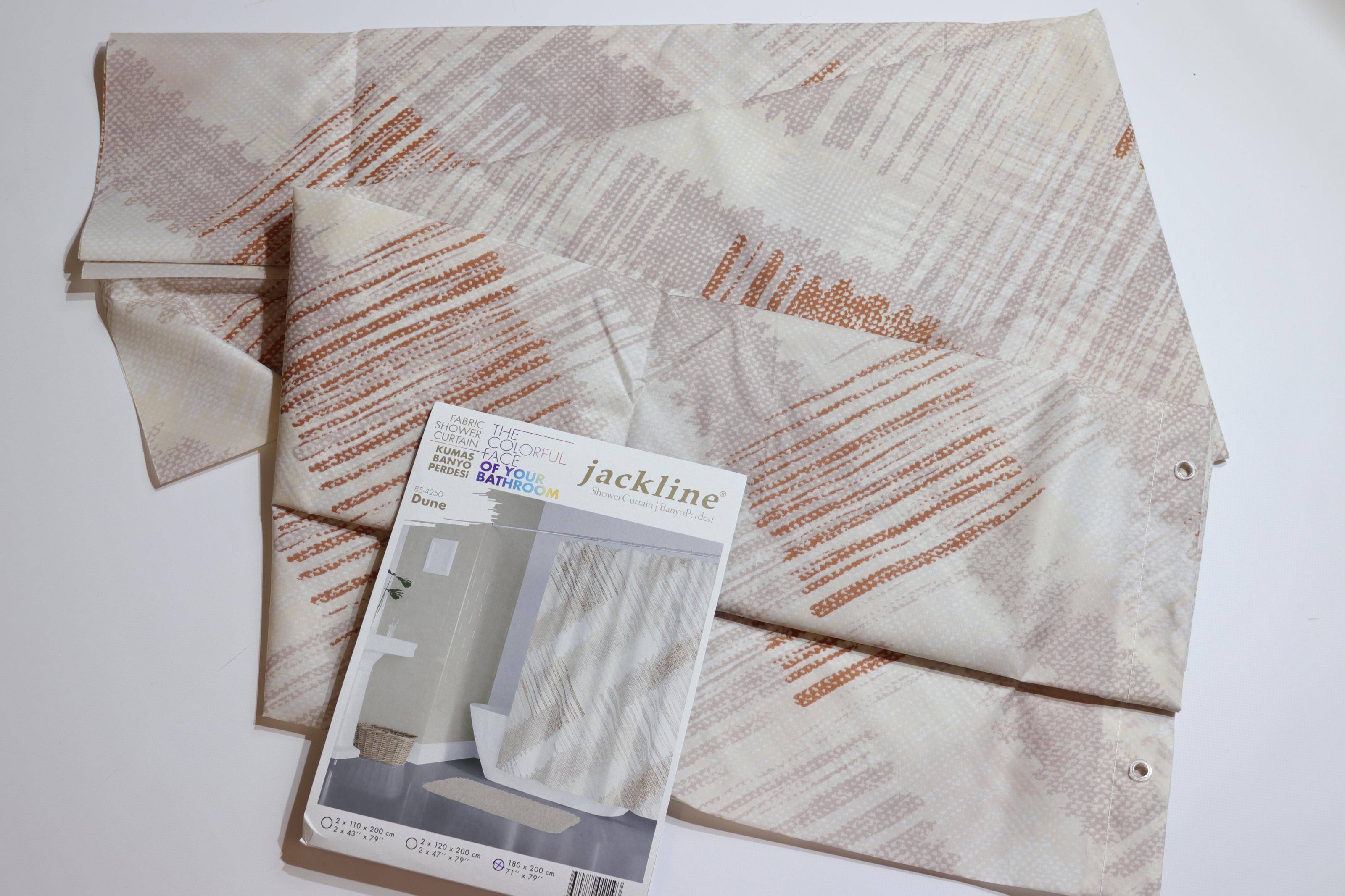 Штора для ванної Tropik Dune вузька 120x200 см (4250/120 Dune) - фото 3 Штора для ванної Tropik Dune вузька 120x200 см (4250/120 Dune) - фото 3