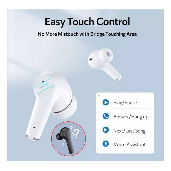 Наушники TWS Dacom TinyPods White - фото 3