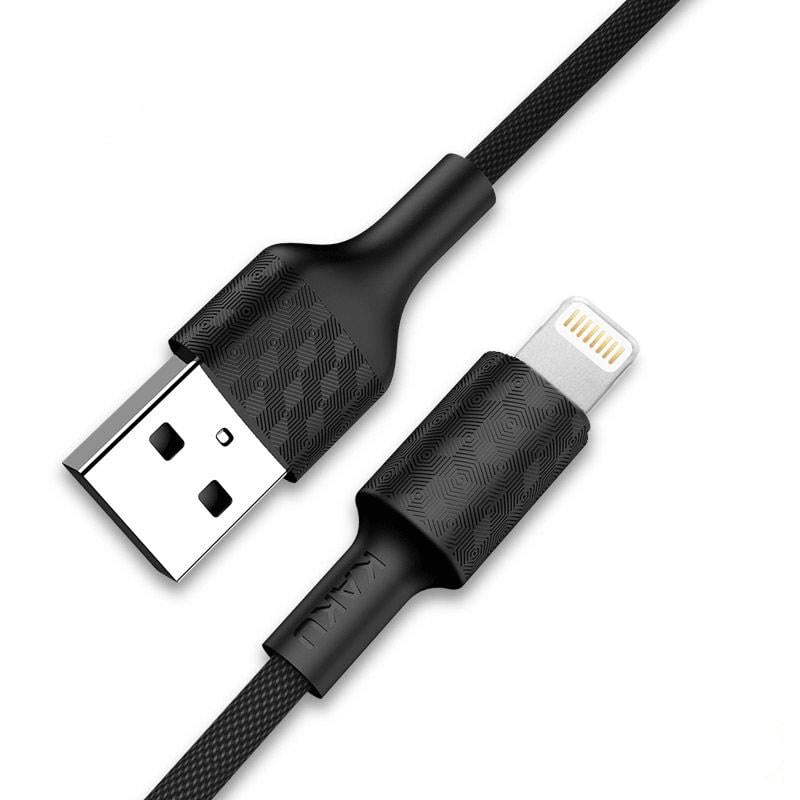 USB кабель Kaku KSC-113 USB-Lightning 1 м Black (1243403878)