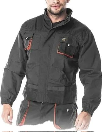 Костюм робочий куртка та напівкомбінезон р. 62 Темно-сірий (26296589) - фото 3 Костюм робочий куртка та напівкомбінезон р. 62 Темно-сірий (26296589) - фото 3