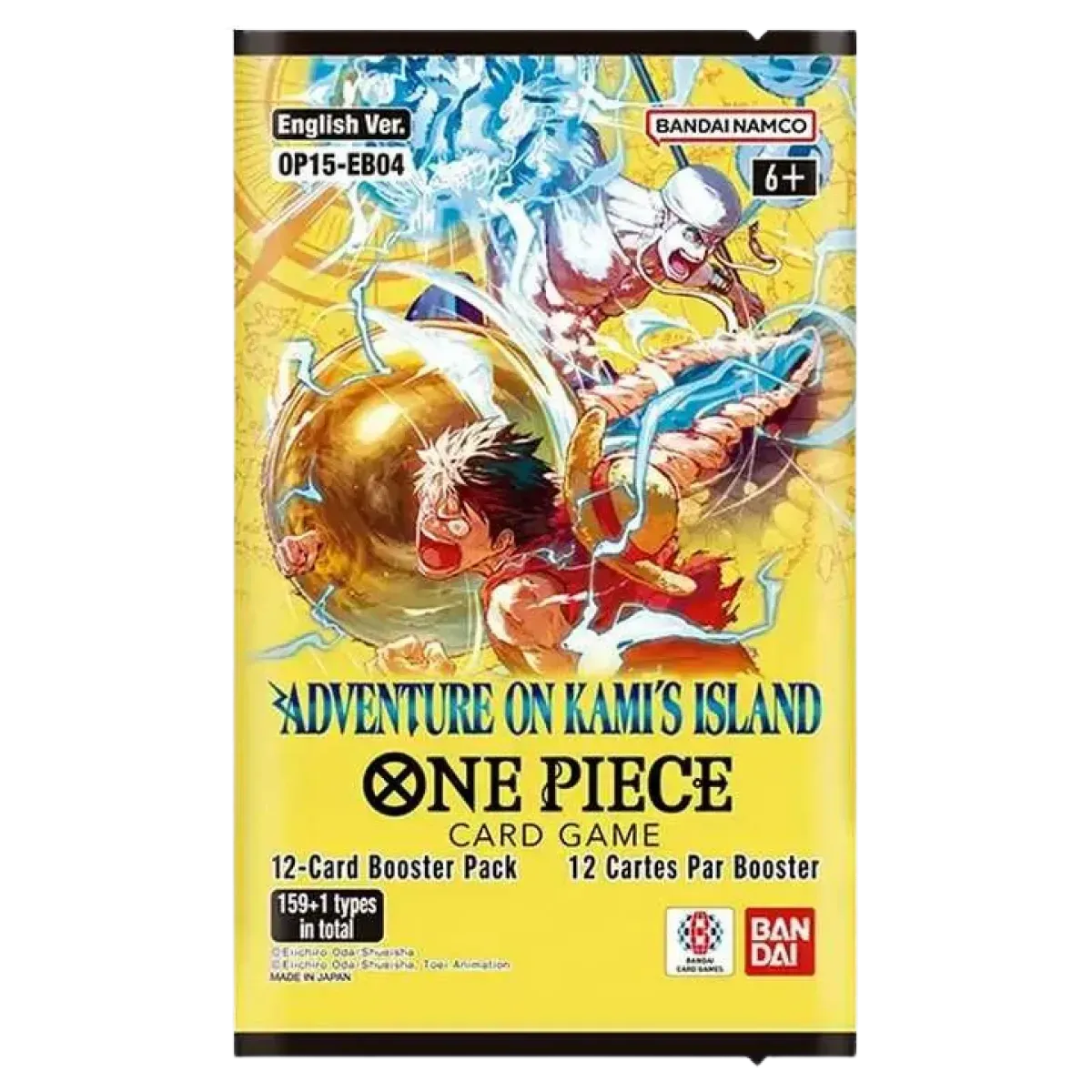 Бустер-пак Bandai One Piece Card Game: Adventure on Kami's Island OP15-EB04 японская версия (OPC-JAP-OP15-PACK)