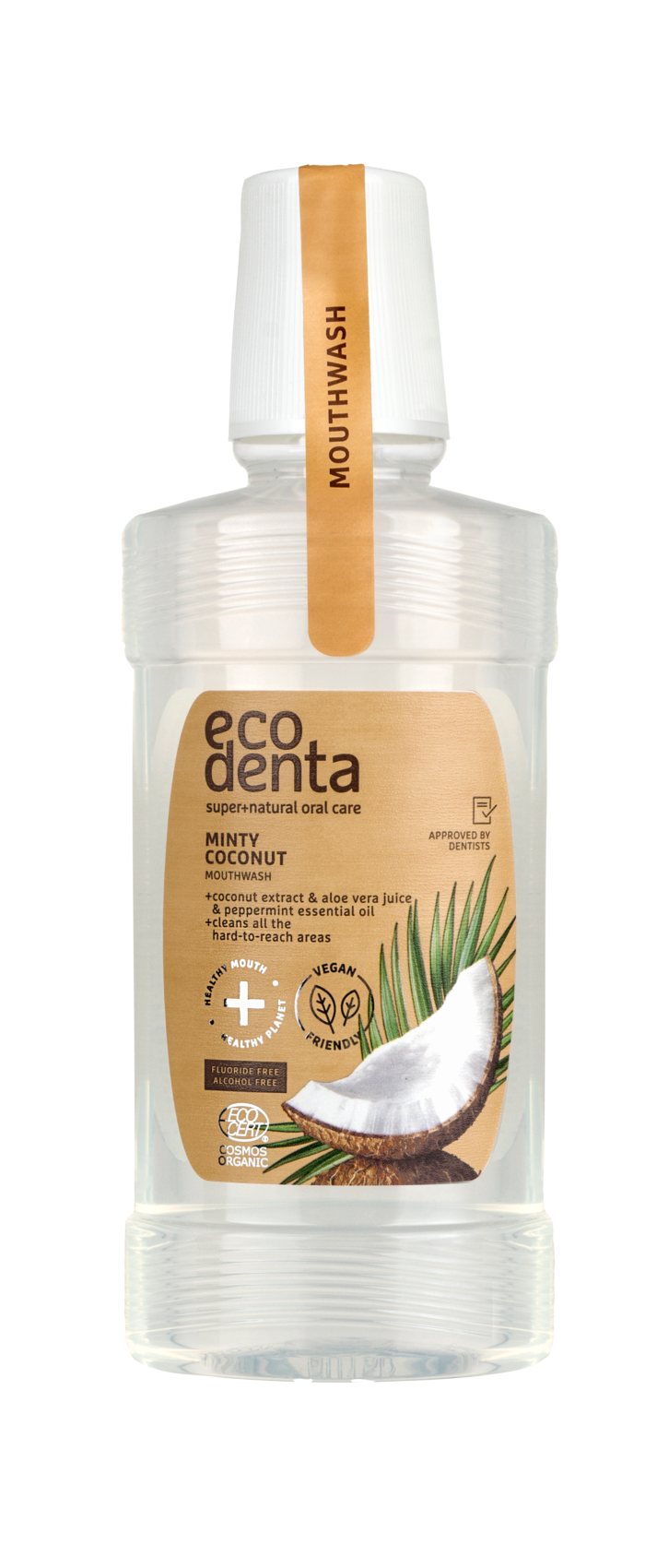 Ополаскиватель для полости рта ECODENTA Organic с мятным кокосом 250 мл - фото 1