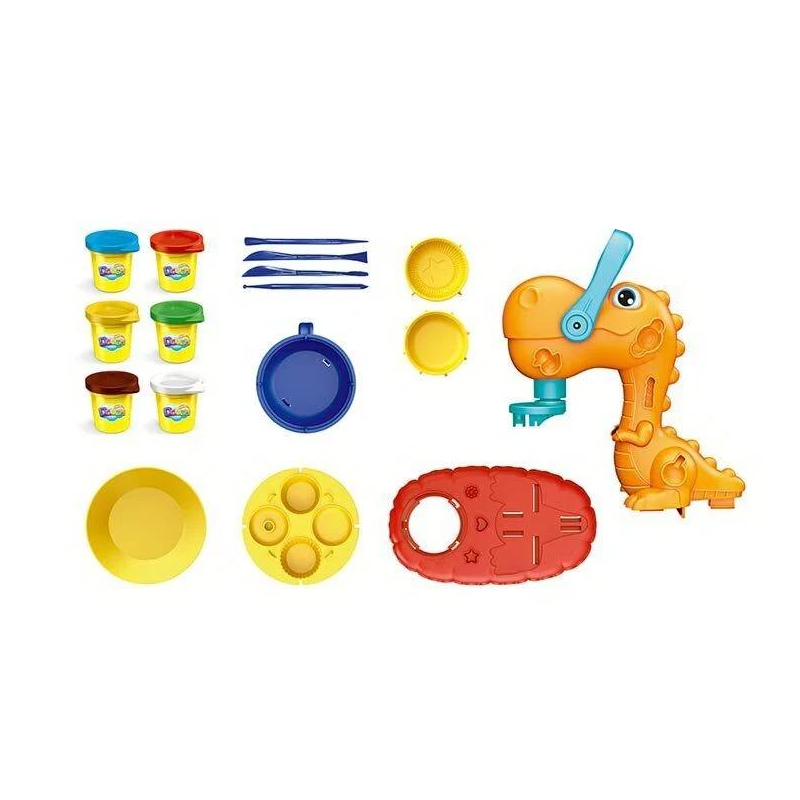 Тесто для лепки Softee Dough Series 808-63 6 цветов теста/аксессуары/пресс (126737)