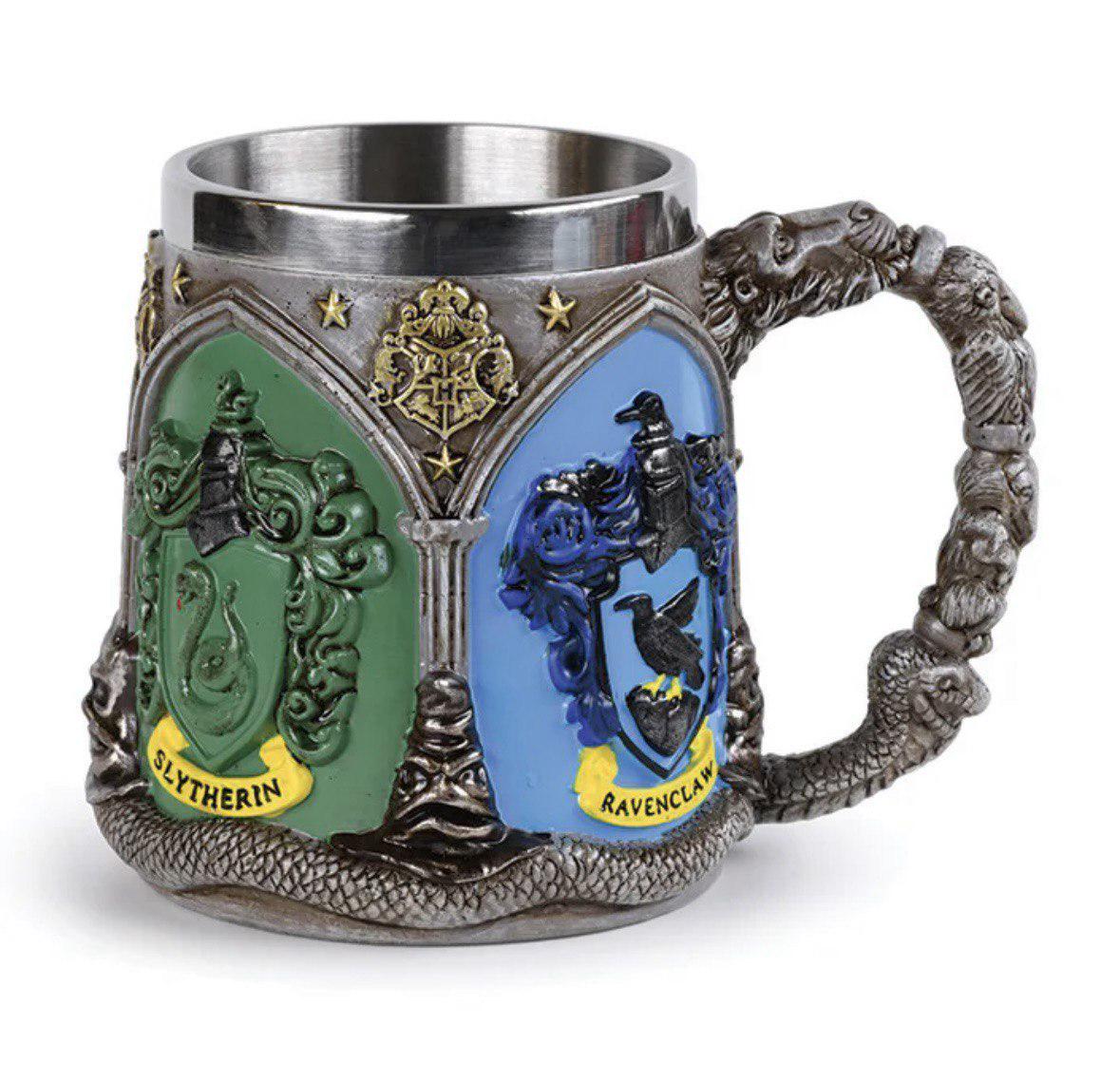 Чашка с эмблемами факультетов Гарри Поттер 400 мл (18235344)