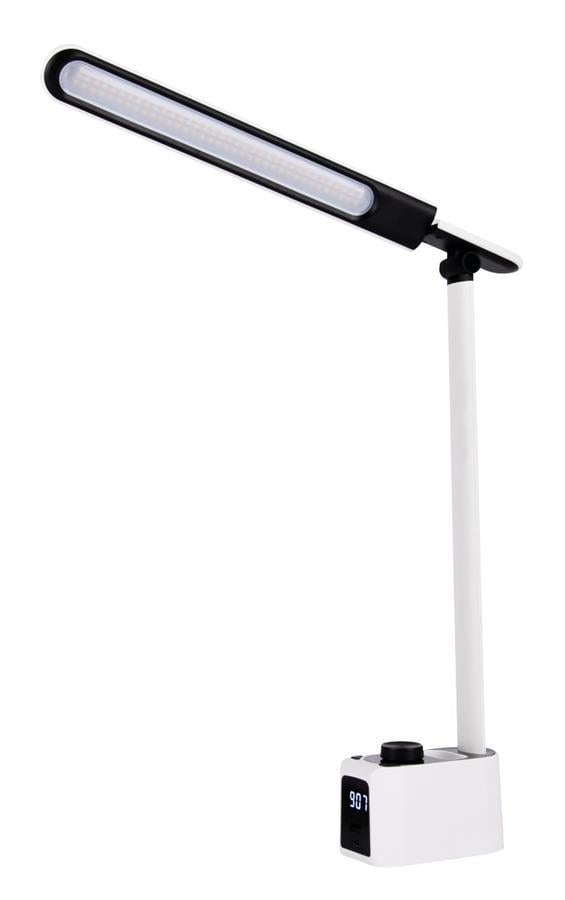 Настольная лампа Osram Panan Clock 8 Вт 2xUSB с димером Белый (4099854363641)