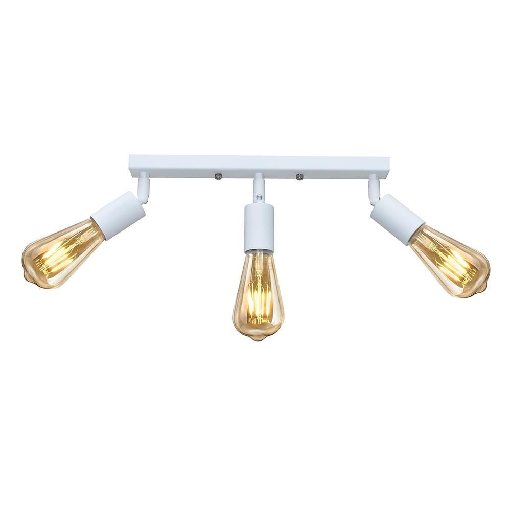 Светильник спот MSK ELECTRIC Asket с поворотным механизмом под три лампы Е27 Белый (NL 1222-3 W) - фото 3