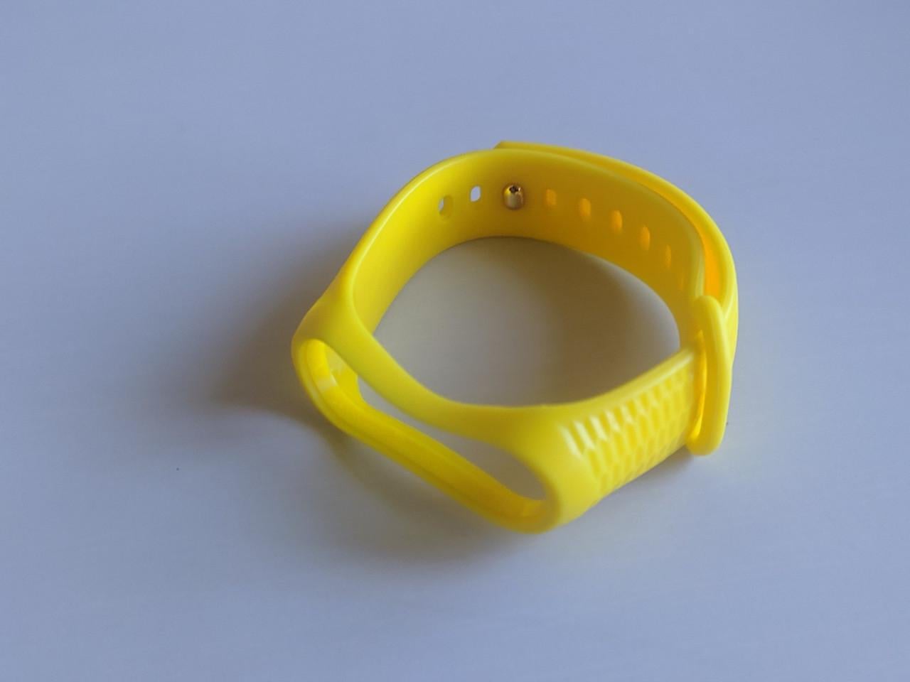 Ремінець для смарт-годинників Xiaomi Mi Band 4/3 MiJobs Aurora силіконовий Жовтий (1990P)