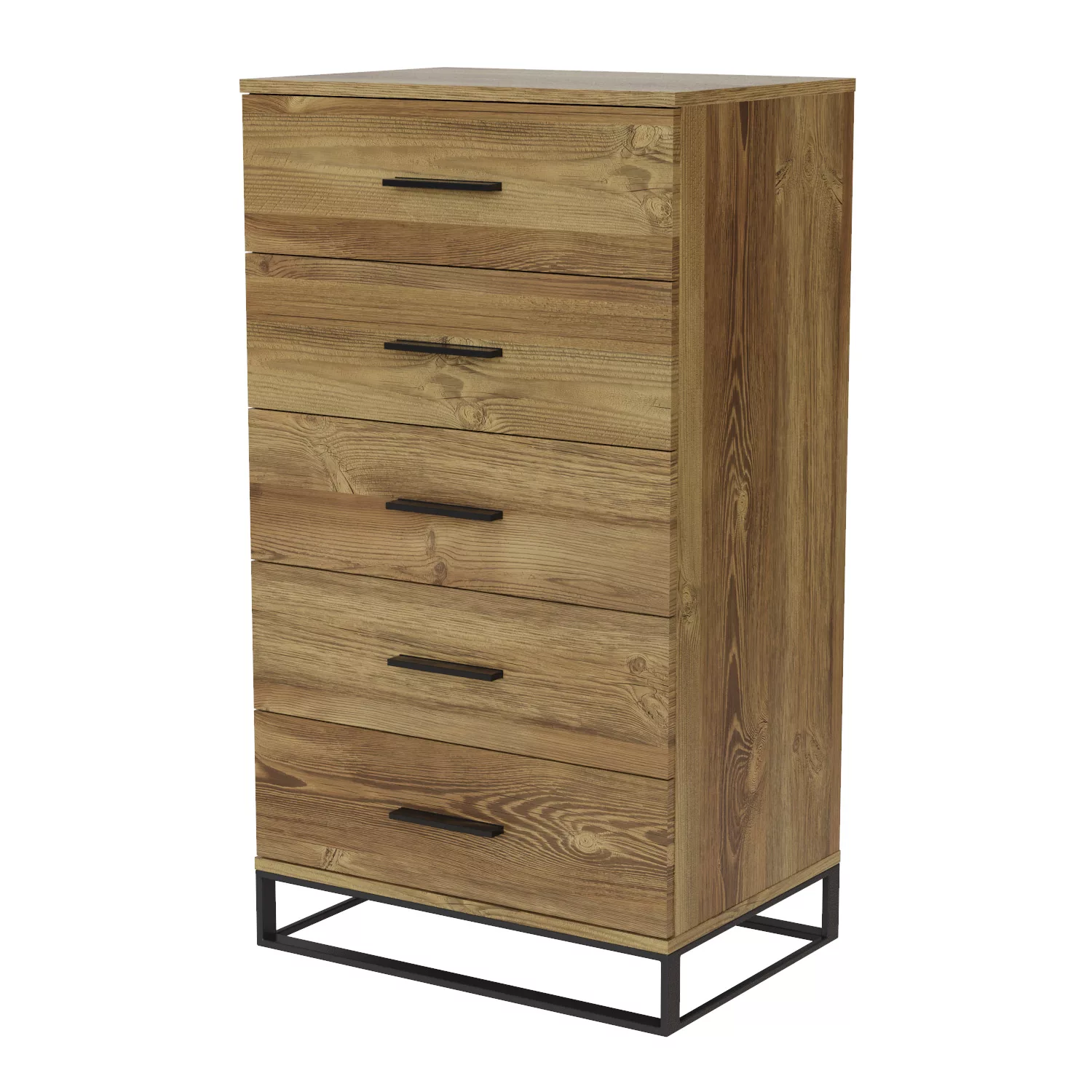 Комод Art in Нead Ascet 600 ламінована ДСП Дуб бароко/Чорний (AS05080000030)