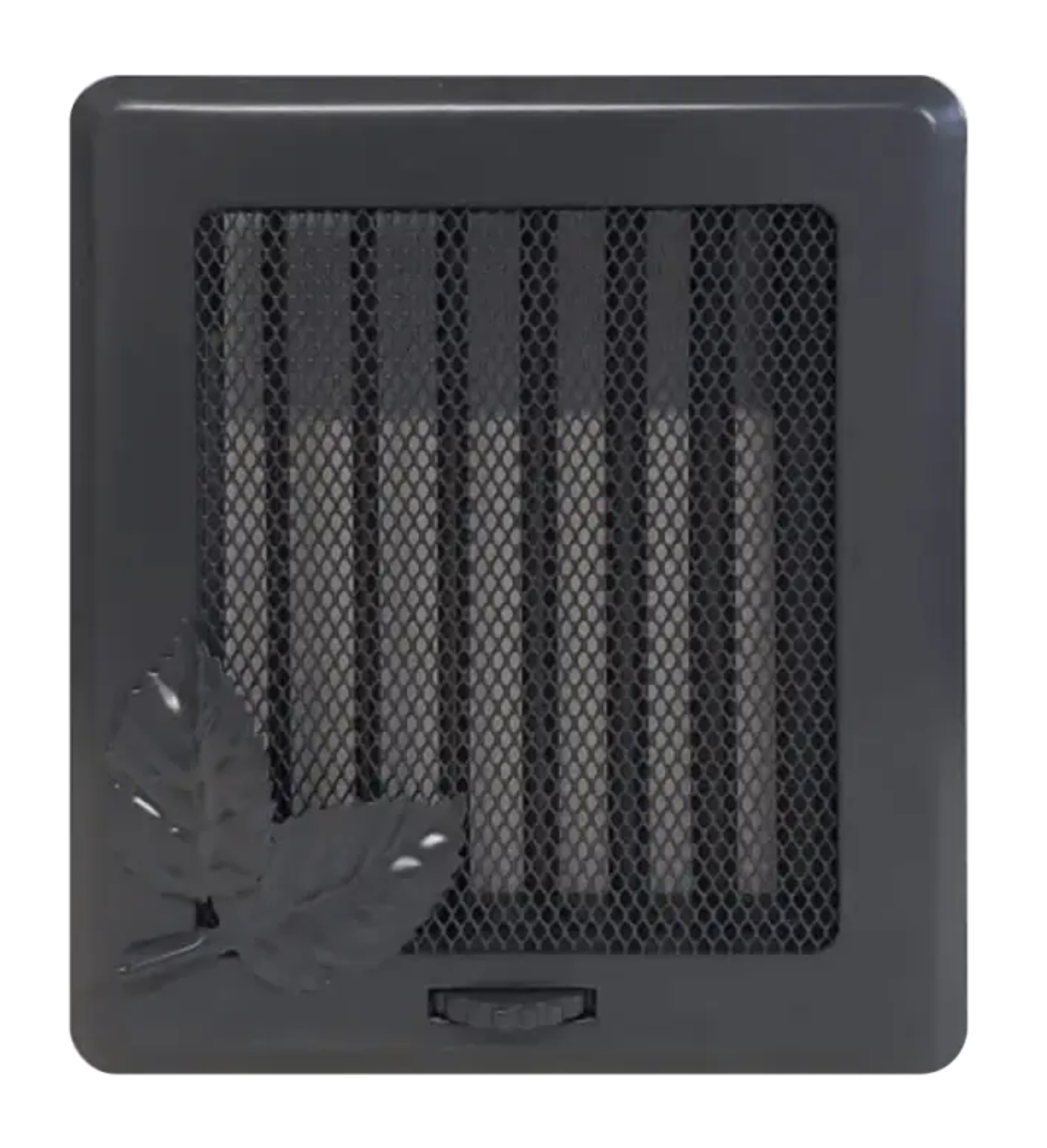 Вентиляционная решетка для камина Darco Рж2 из жалюзи 195х175 мм Графит (33054066)