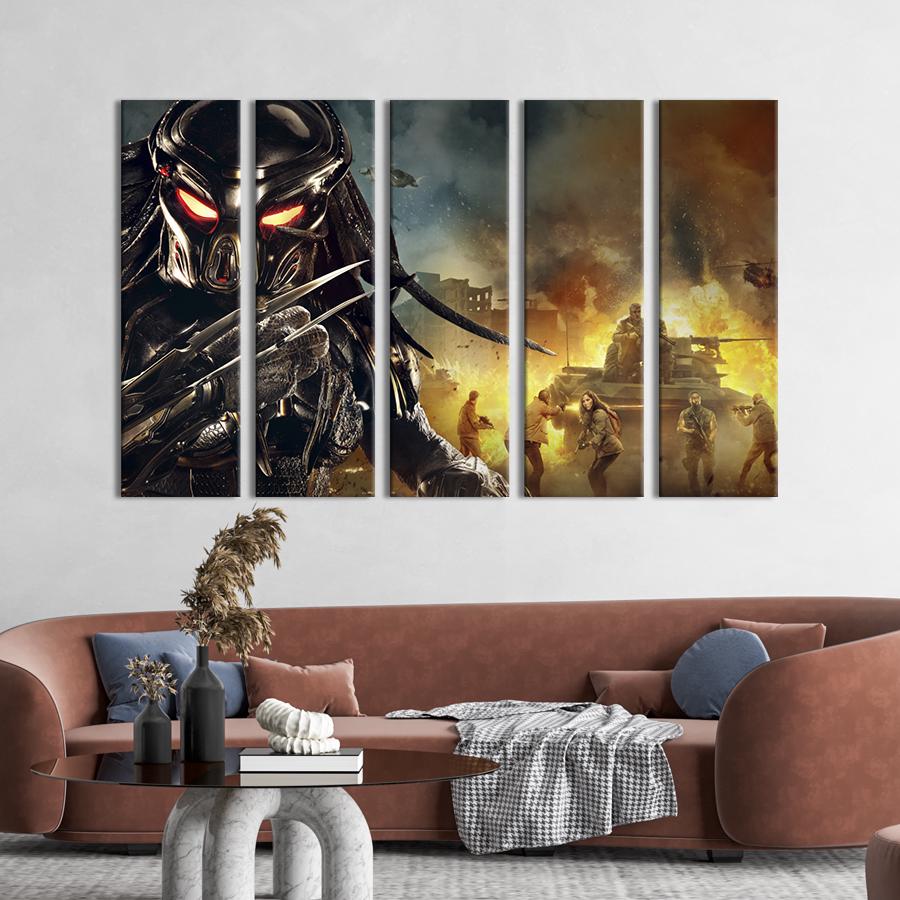 Картина на холсте Могущественный охотник Predator 132x80 см (1518-51)