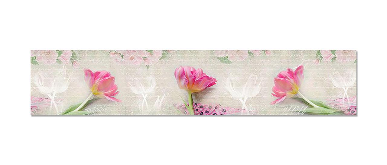 Наклейка виниловая на кухню Zatarga Пушистые Тюльпаны 600х3000 мм (1274515470)