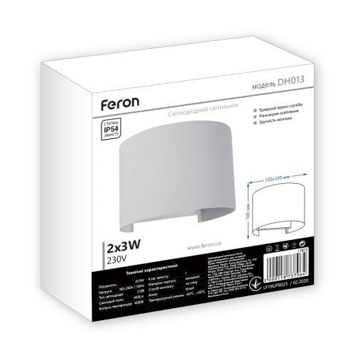 Світильник архітектурний Feron DH013 Білий (1315100823) - фото 3 Світильник архітектурний Feron DH013 Білий (1315100823) - фото 3