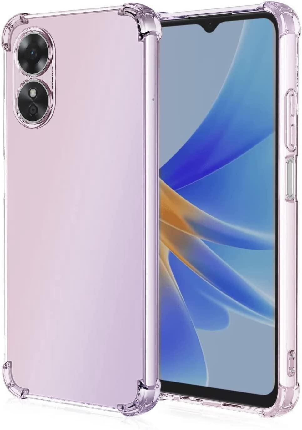 Прозорий чохол UltraAir MultiCam OPPO A17 (посилений кутами) (30249)