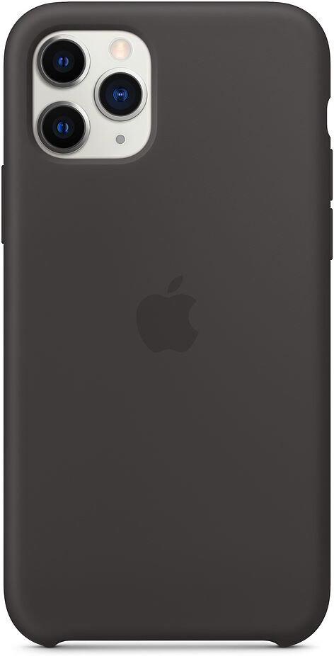 Чехол противоударный силиконовый Silicone Case MX002ZM/A для Apple Iphone 11 Pro Max (6.5") Black - фото 5