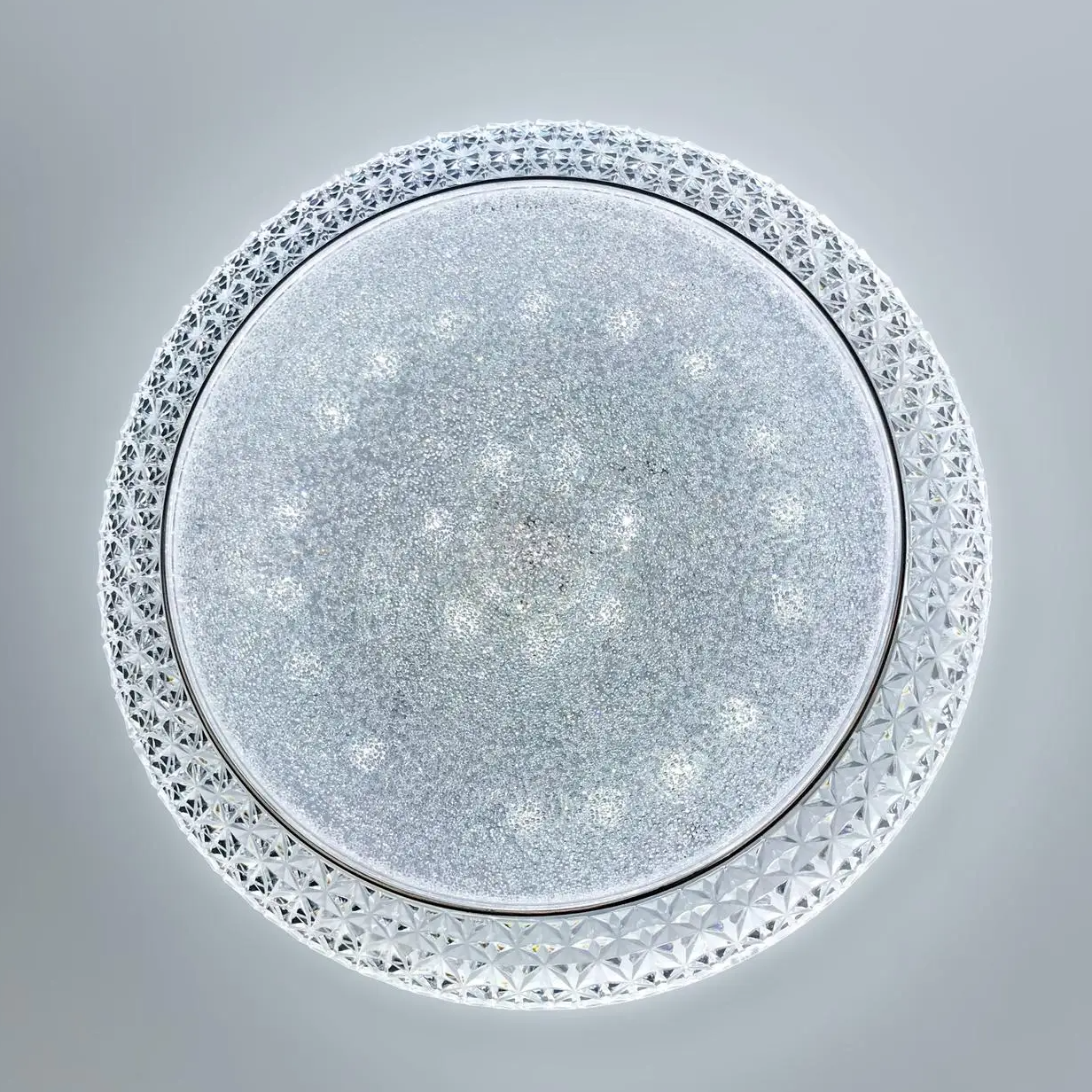 Люстра светодиодная Valeso с пультом круглой формы 24W 3000-6000К Белый (V GLX-20841-400 white)