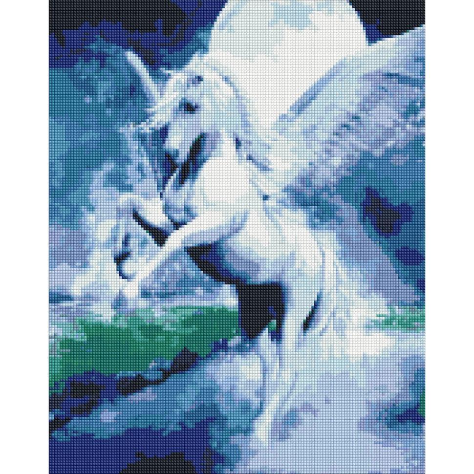 Алмазная мозаика Идейка Сказочный пегас 40x50 см (AMO7485)