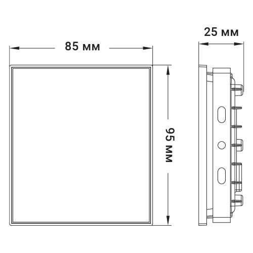 Прожектор светодиодный LEDCOIN LL-5020 20Вт 6500K Черный (80480) - фото 4 Прожектор светодиодный LEDCOIN LL-5020 20Вт 6500K Черный (80480) - фото 4