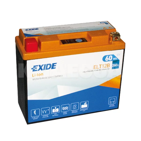 Аккумулятор EXIDE ELT12B 12V 12Ah