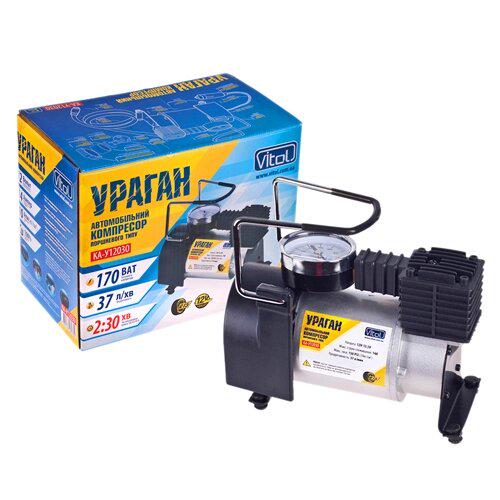 Компресор автомобільний одноциліндровий Ураган (КА-У12030)